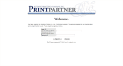 Desktop Screenshot of partner.reddingprinting.com