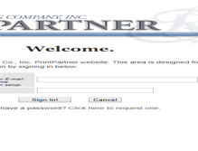 Tablet Screenshot of partner.reddingprinting.com